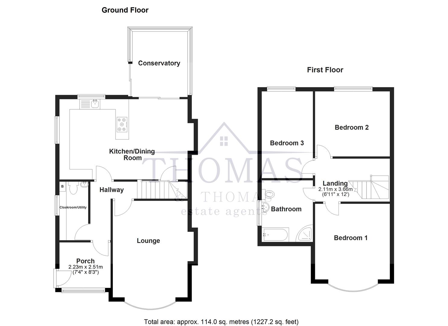 Floorplan for Old Road, Ammanford