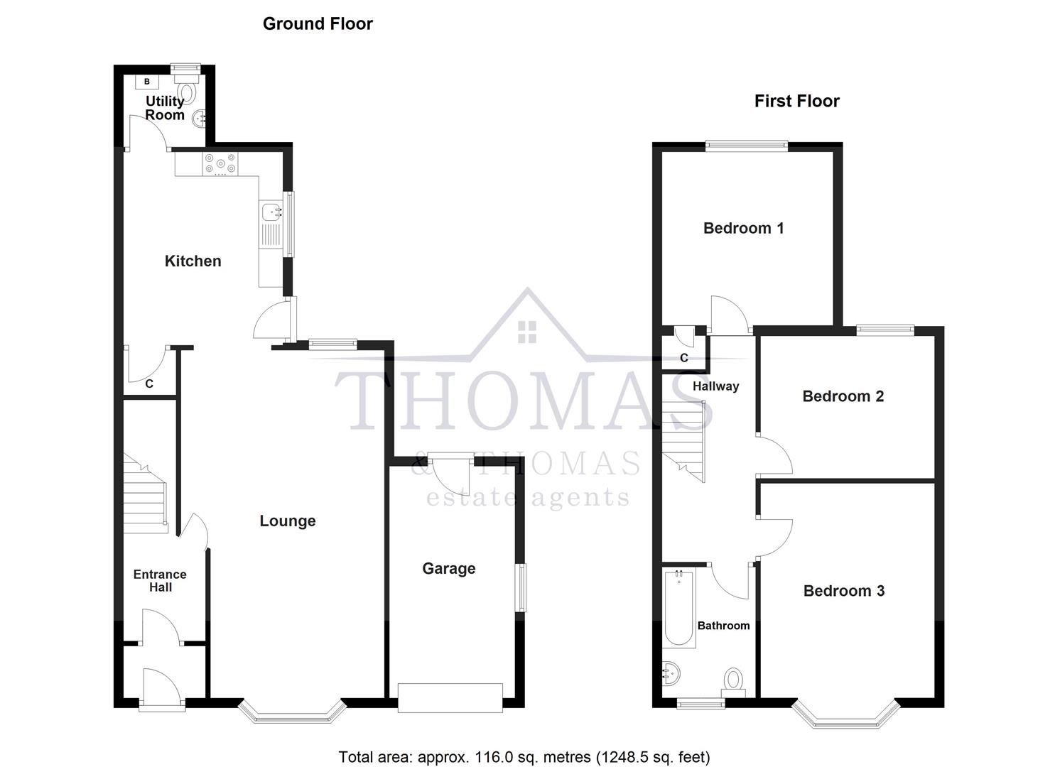 Floorplan for Arthur Street, Ammanford