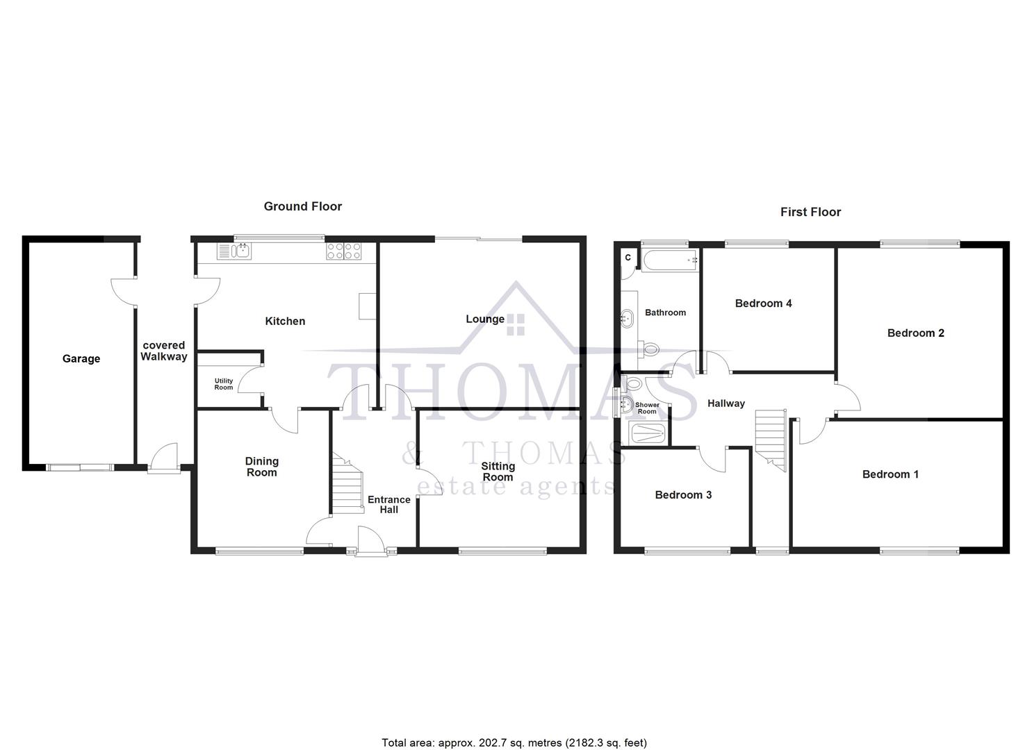 Floorplan for Heol Y Gors, Cwmgors, Ammanford