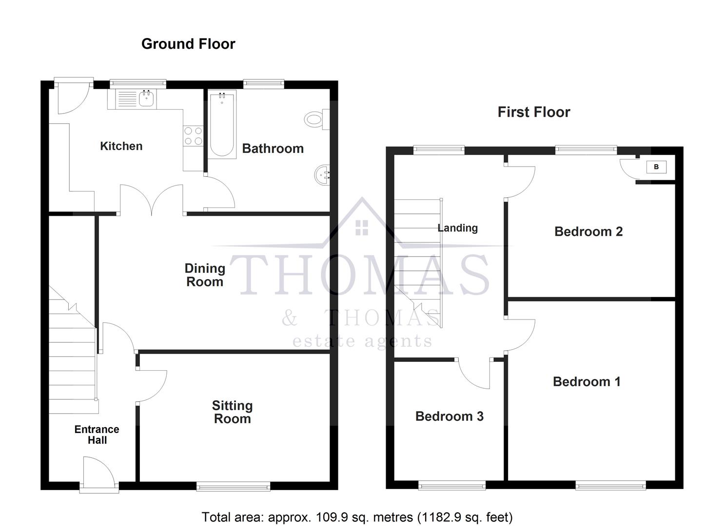 Floorplan for Barry Road, Lower Brynamman, Ammanford