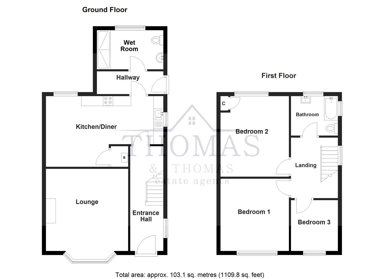 Floorplan for Treforis, Ammanford