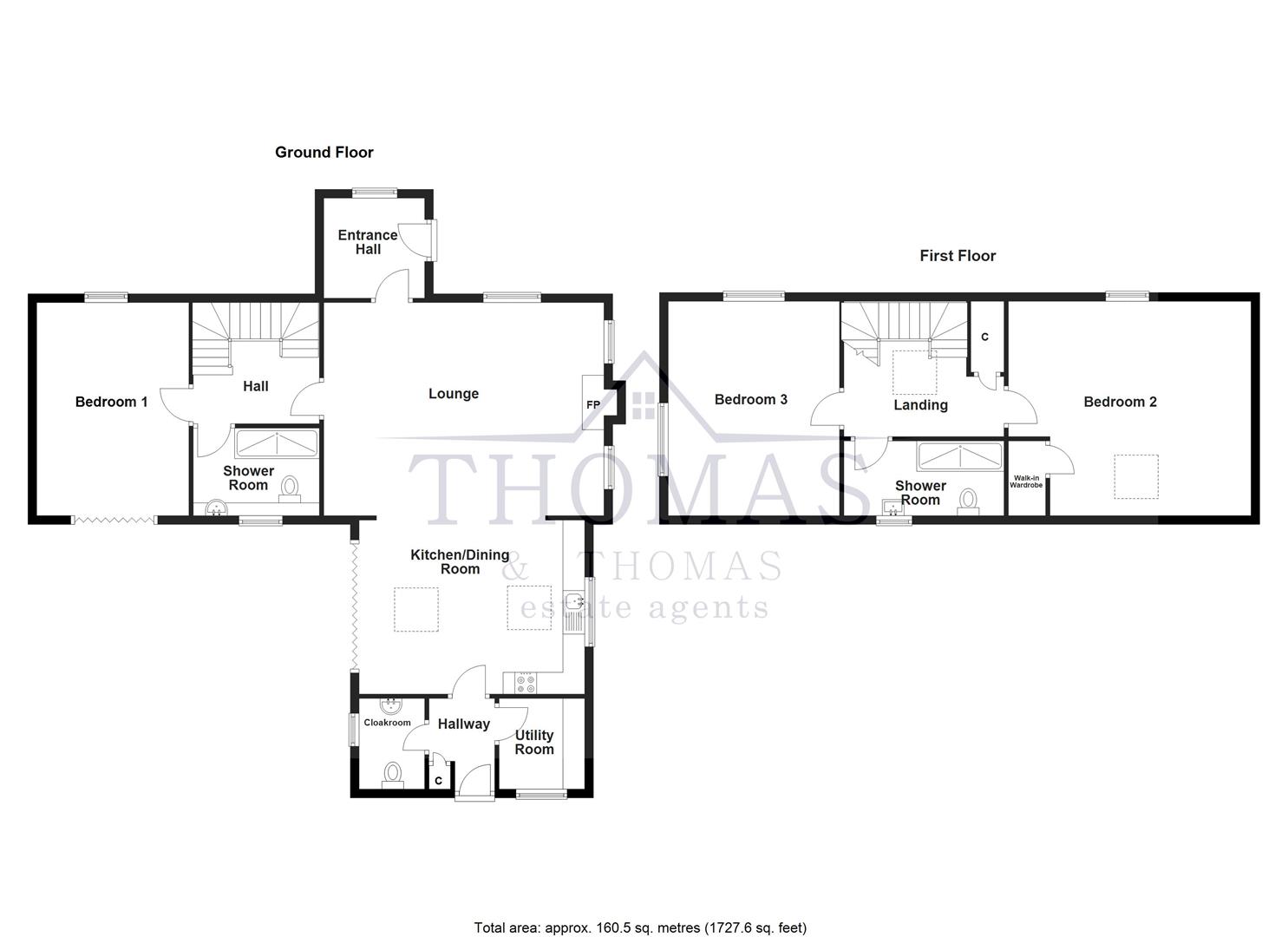 Floorplan for Blaenau Road, Llandybie, Ammanford