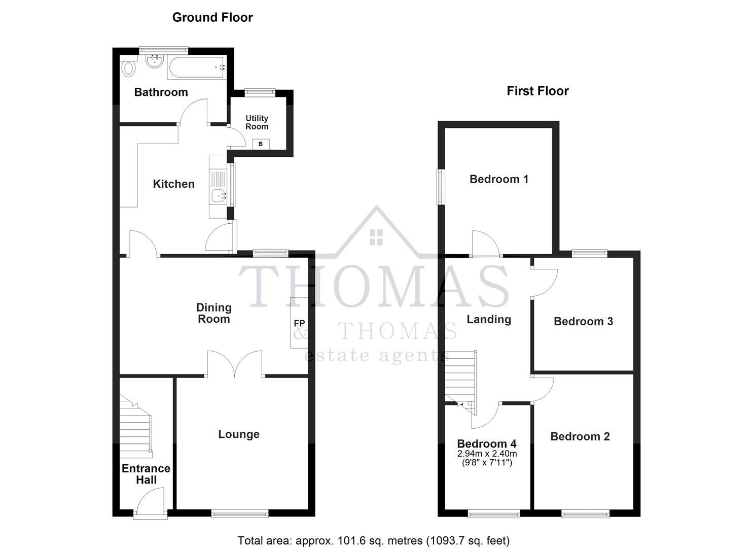 Floorplan for Cwmamman Road, Glanamman, Ammanford
