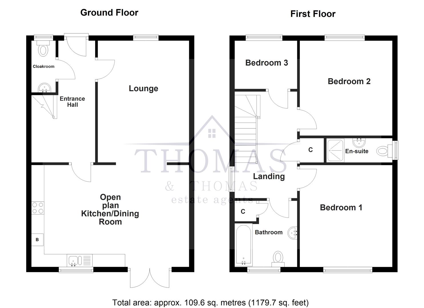 Floorplan for Heol Y Parc, Cefneithin, Llanelli