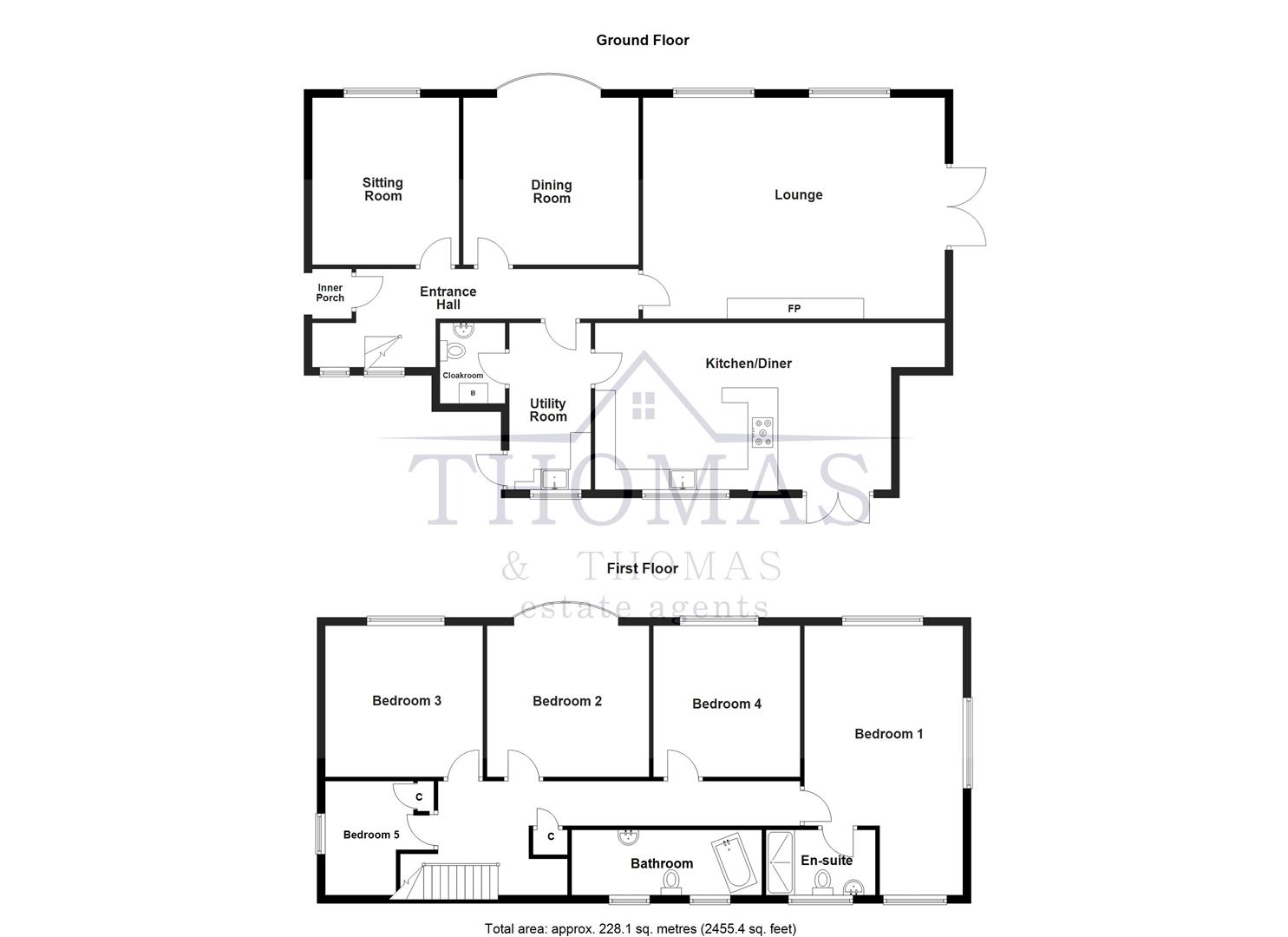 Floorplan for Bonllwyn, Ammanford