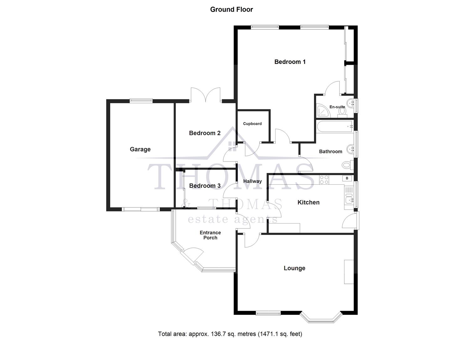 Floorplan for Woodlands Park, Ammanford