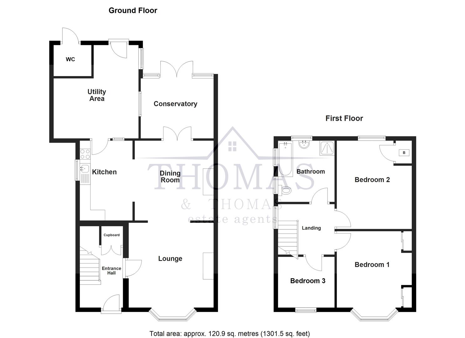 Floorplan for Heol Myrddin, Ffairfach, Llandeilo