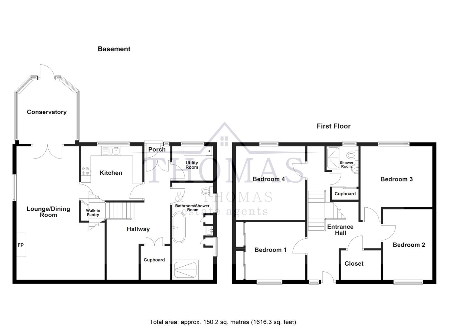Floorplan for Heol Y Garn, Garnswllt, Ammanford