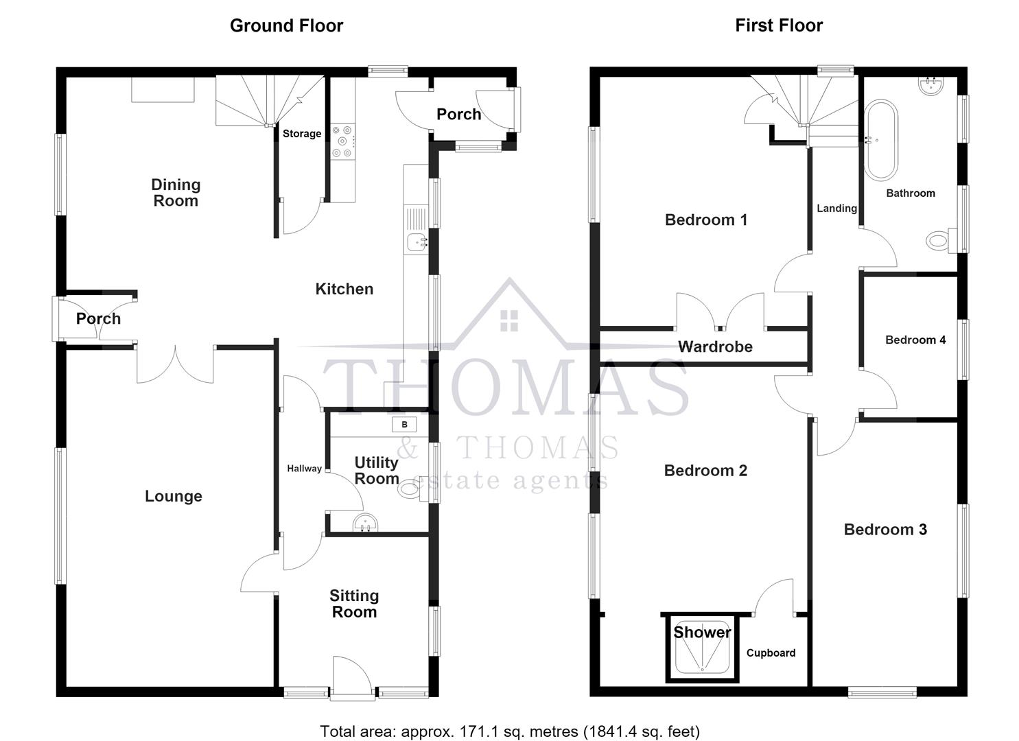 Floorplan for Cwmgarw Road, Upper Brynamman, Ammanford