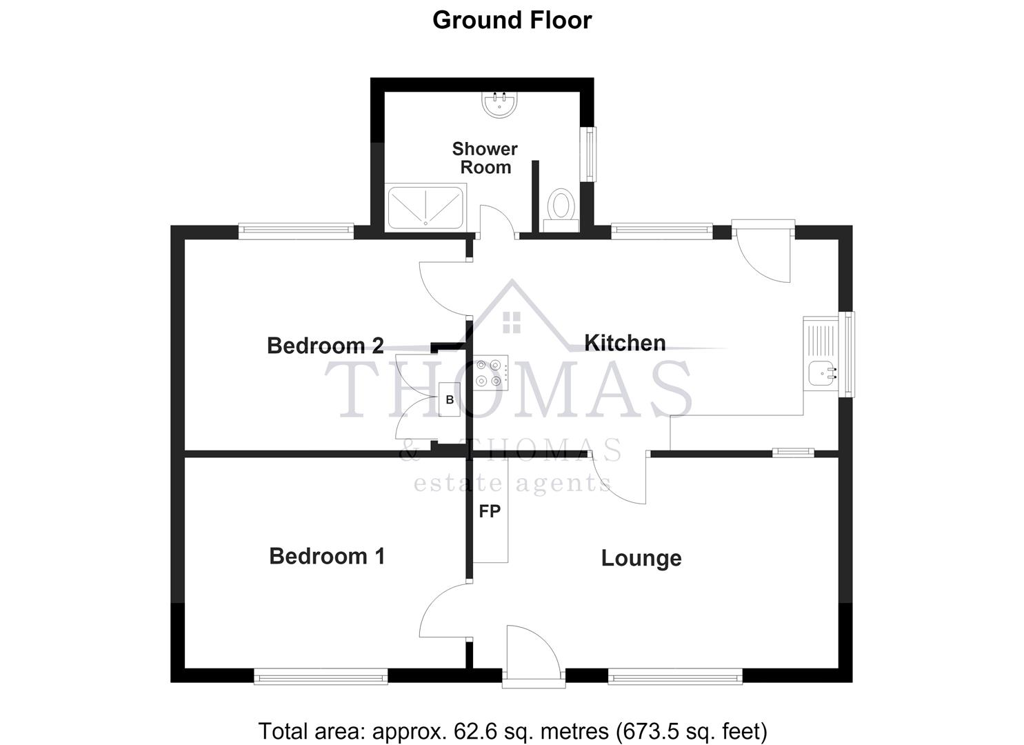 Floorplan for Pontarddulais, Swansea