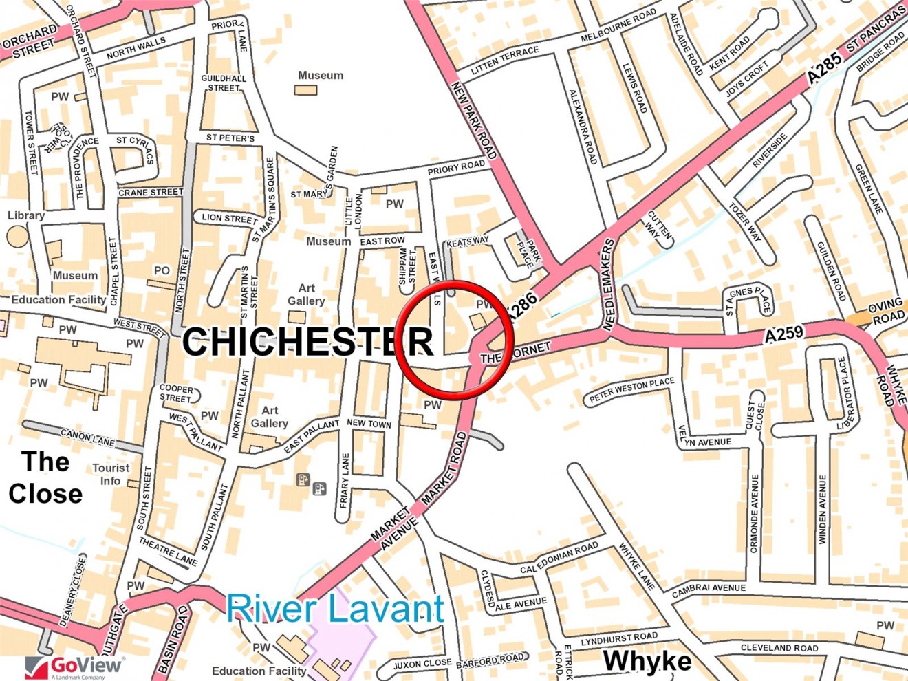 Eastgate Square, Chichester, West Sussex