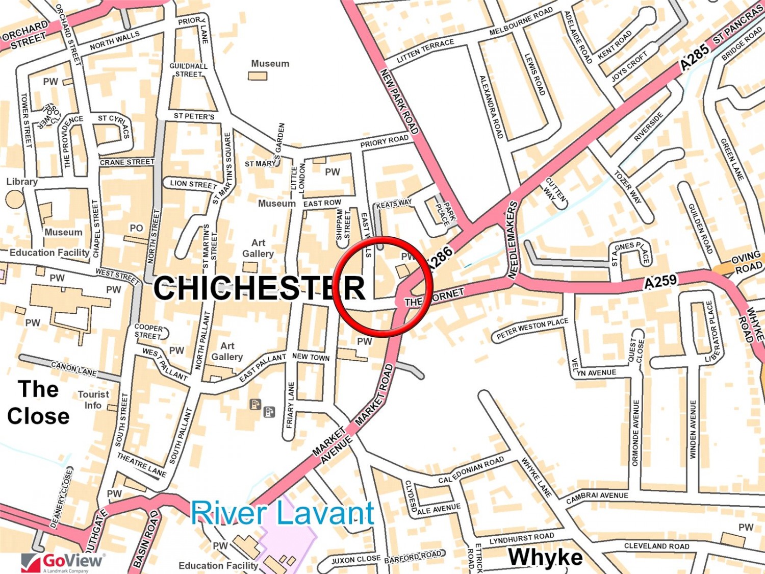 Eastgate Square, Chichester, West Sussex