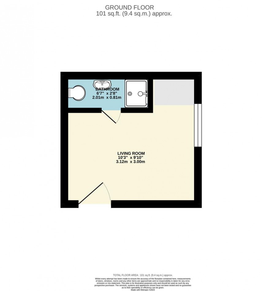 Floorplan for Battle Street, Reading