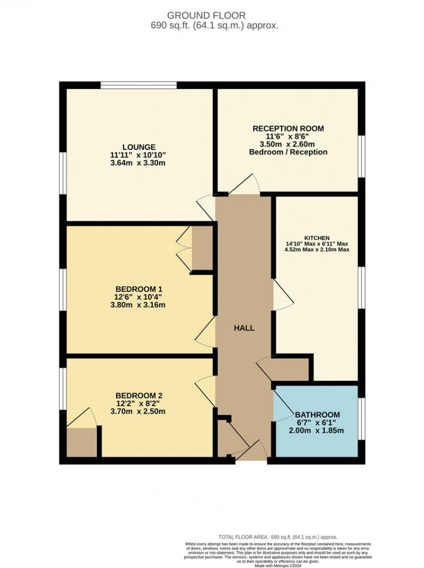 Floorplan for Barnwood Close, Reading