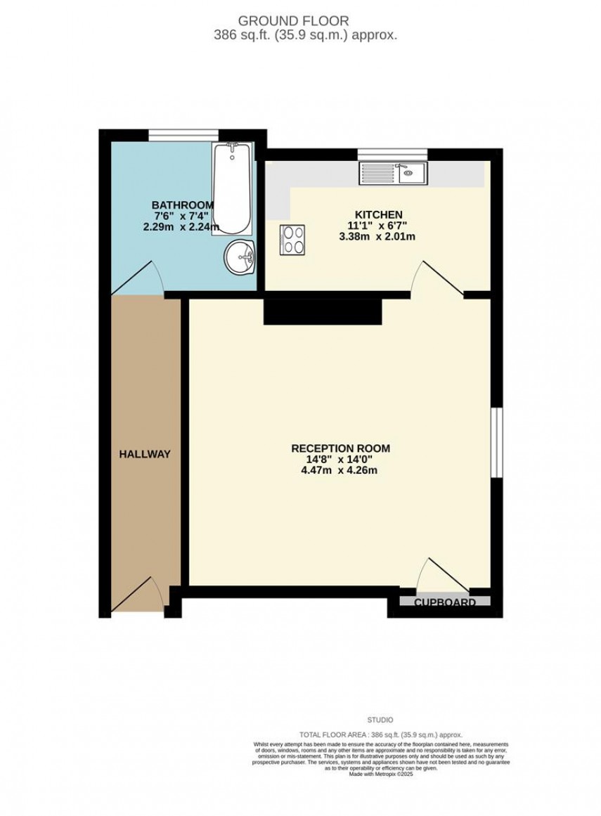 Floorplan for Oxford Road, Reading, Berkshire