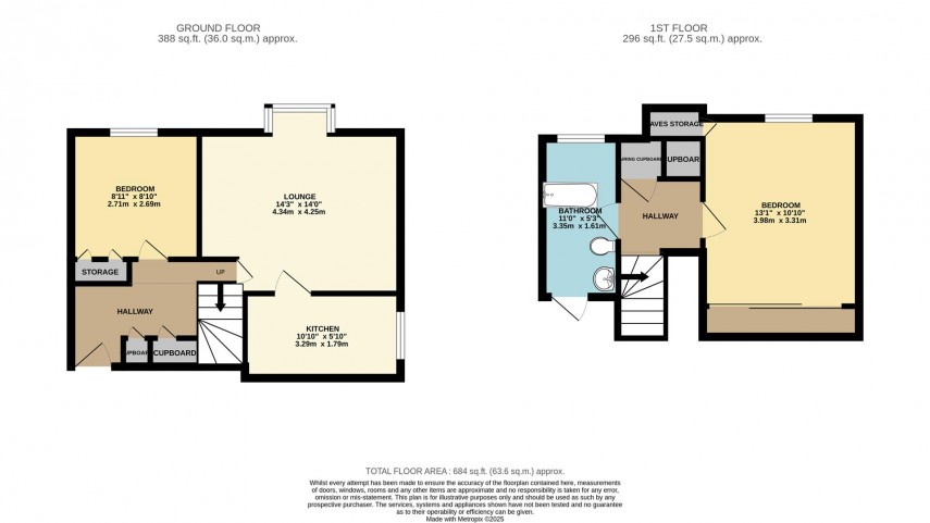 Floorplan for Tippett Rise, Reading