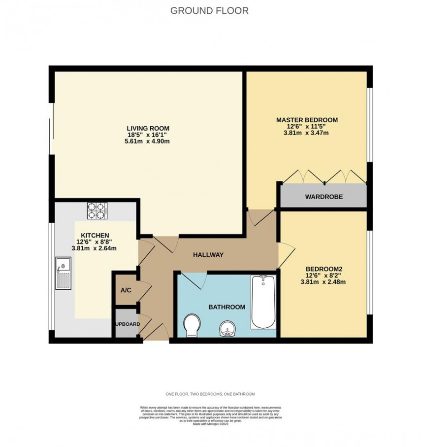 Floorplan for Bath Road, Reading
