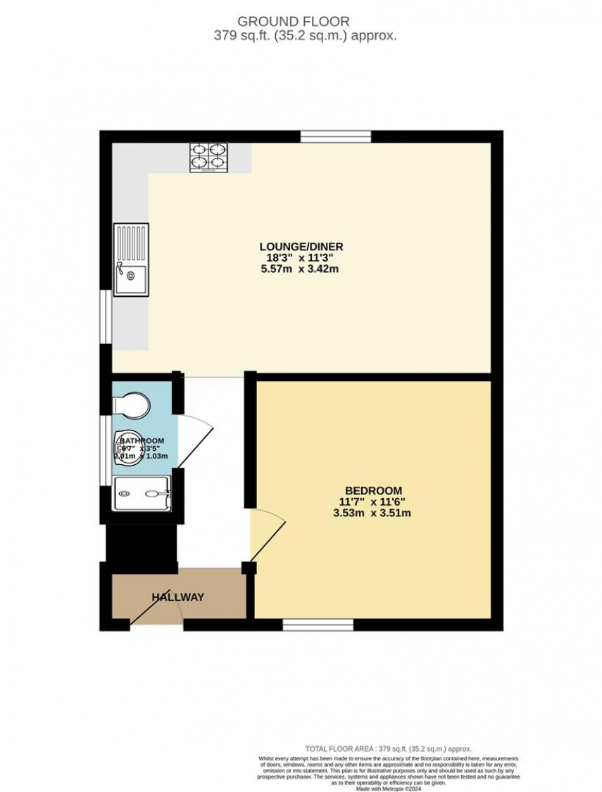 Floorplan for 32 Argyle Street, Reading