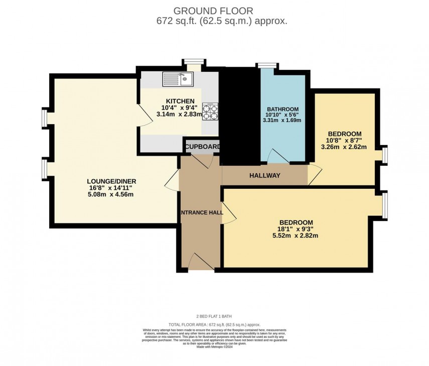 Floorplan for Brechin Court, Kendrick Road, Reading