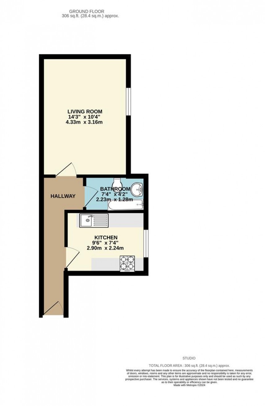 Floorplan for Oxford Road, Reading, Berkshire