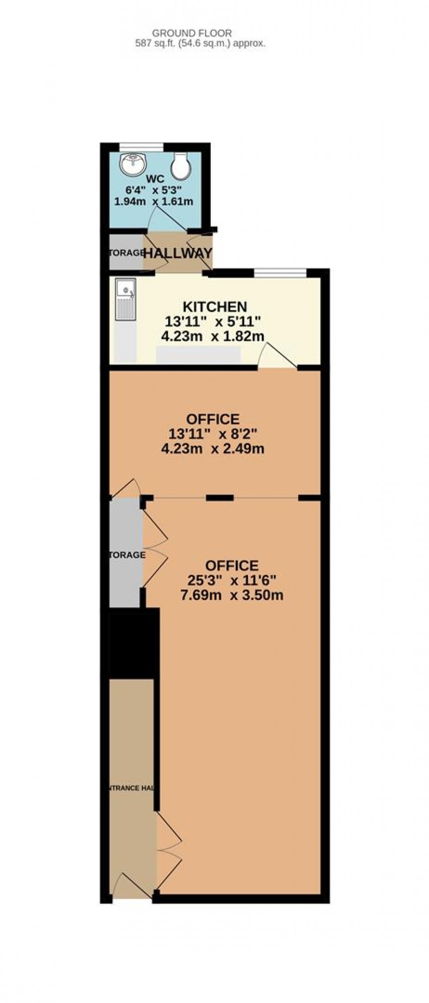 Floorplan for School Road, Tilehurst