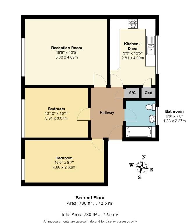 Floorplan for Watling Street, Radlett