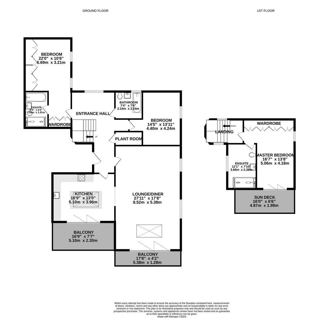 Floorplan for High Firs Gills Hill, Radlett