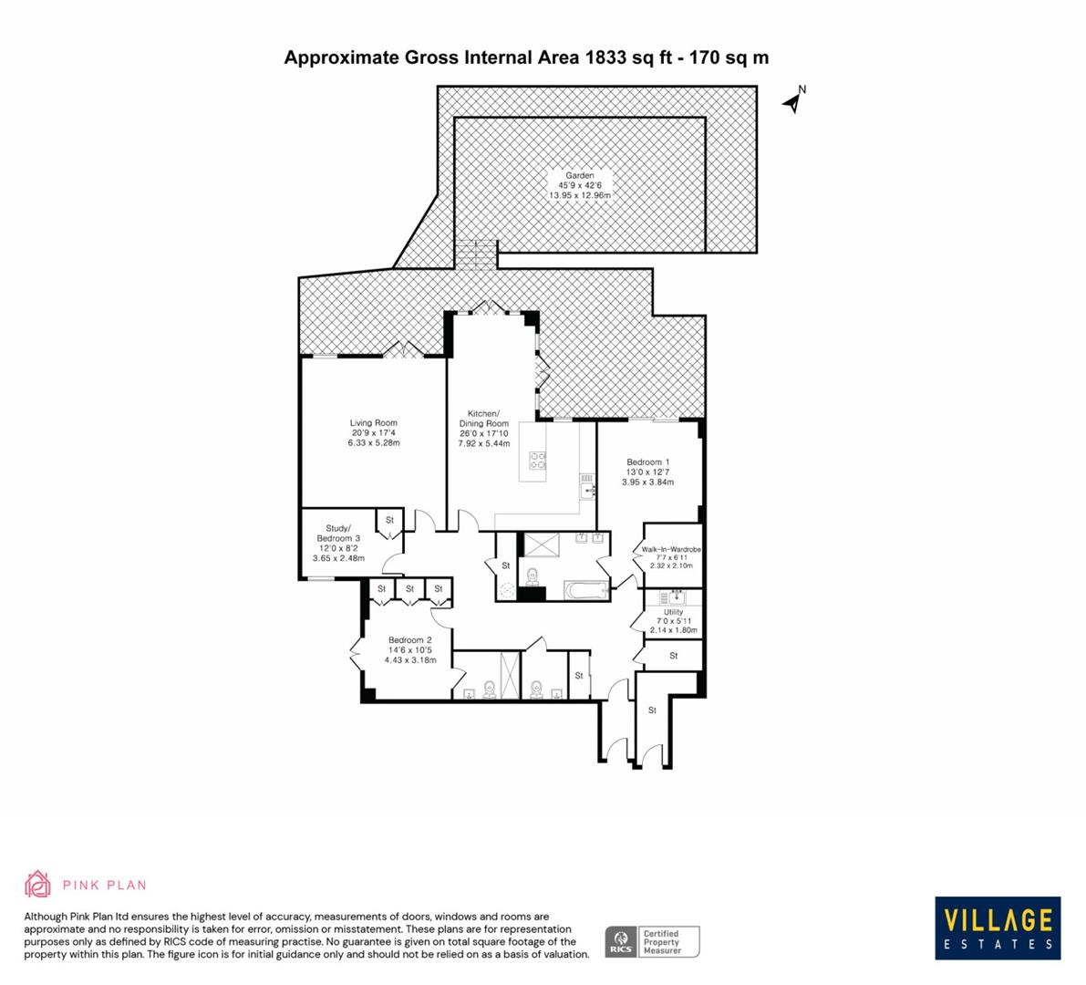 Floorplan for Watford Road, Radlett