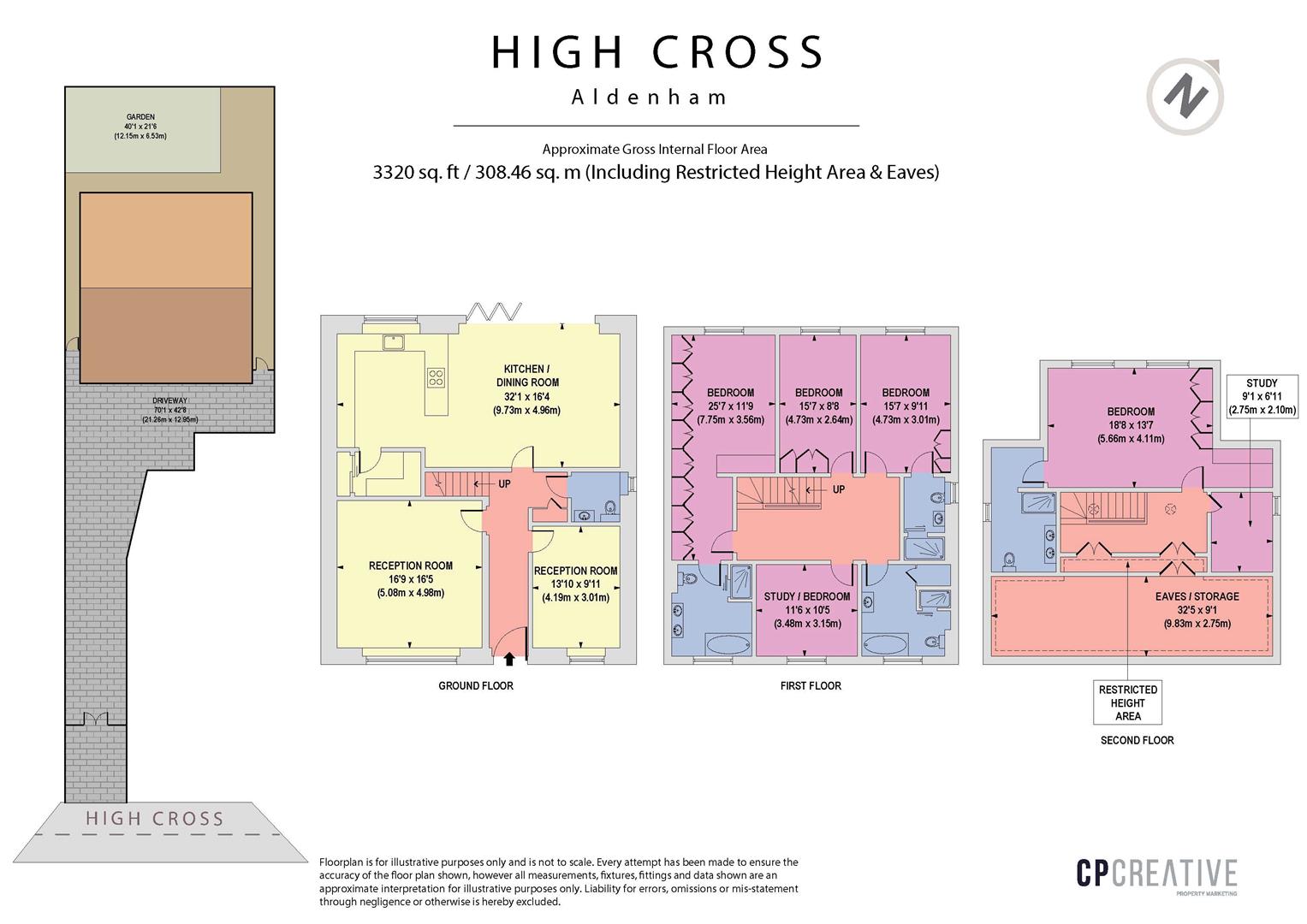 Floorplan for High Cross, Aldenham, Watford