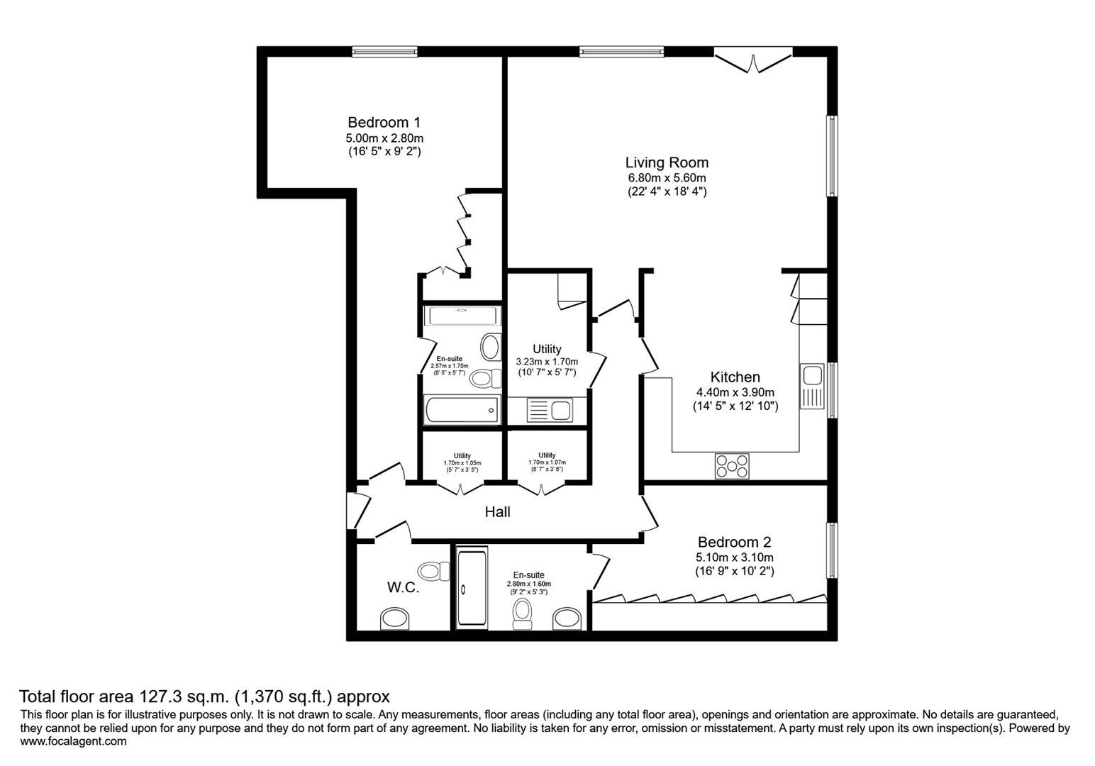 Floorplan for Watford Road, Radlett