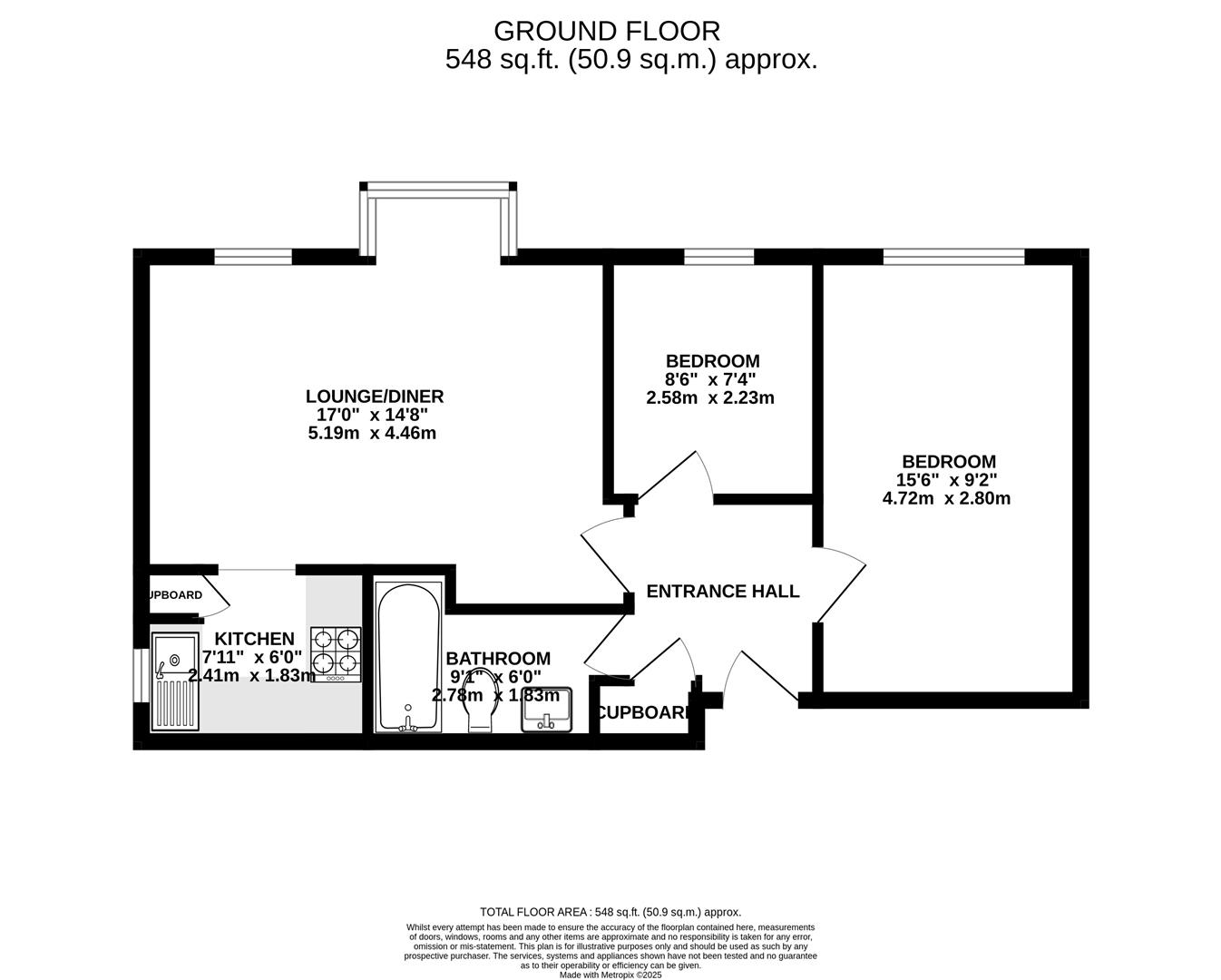 Floorplan for Watling Street, Radlett