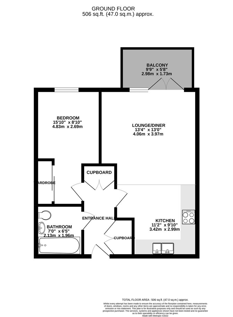 Floorplan for Frogmore Avenue, Watford