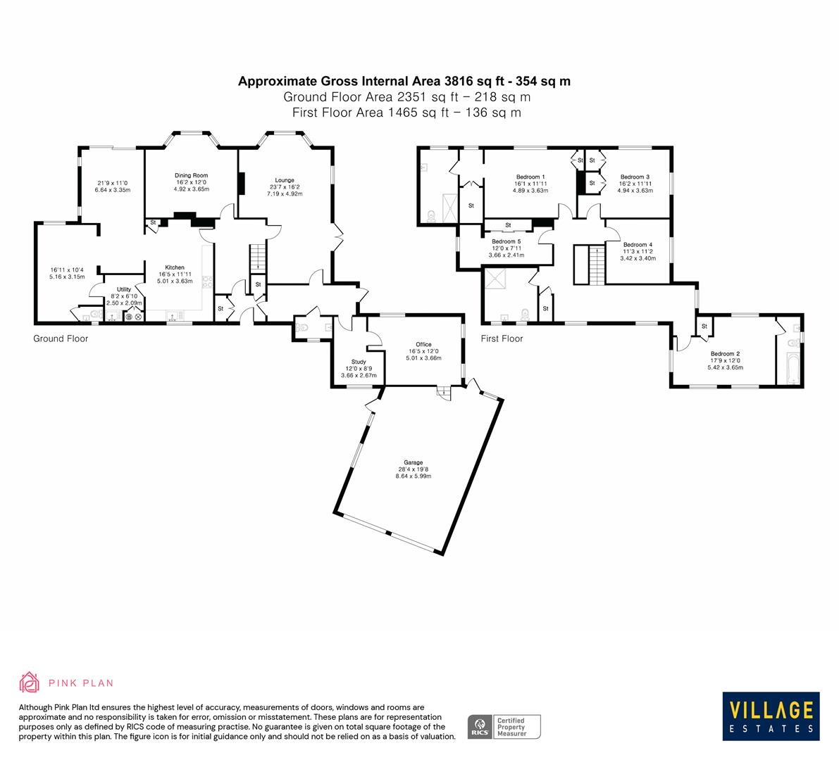 Floorplan for Loom Place, Radlett