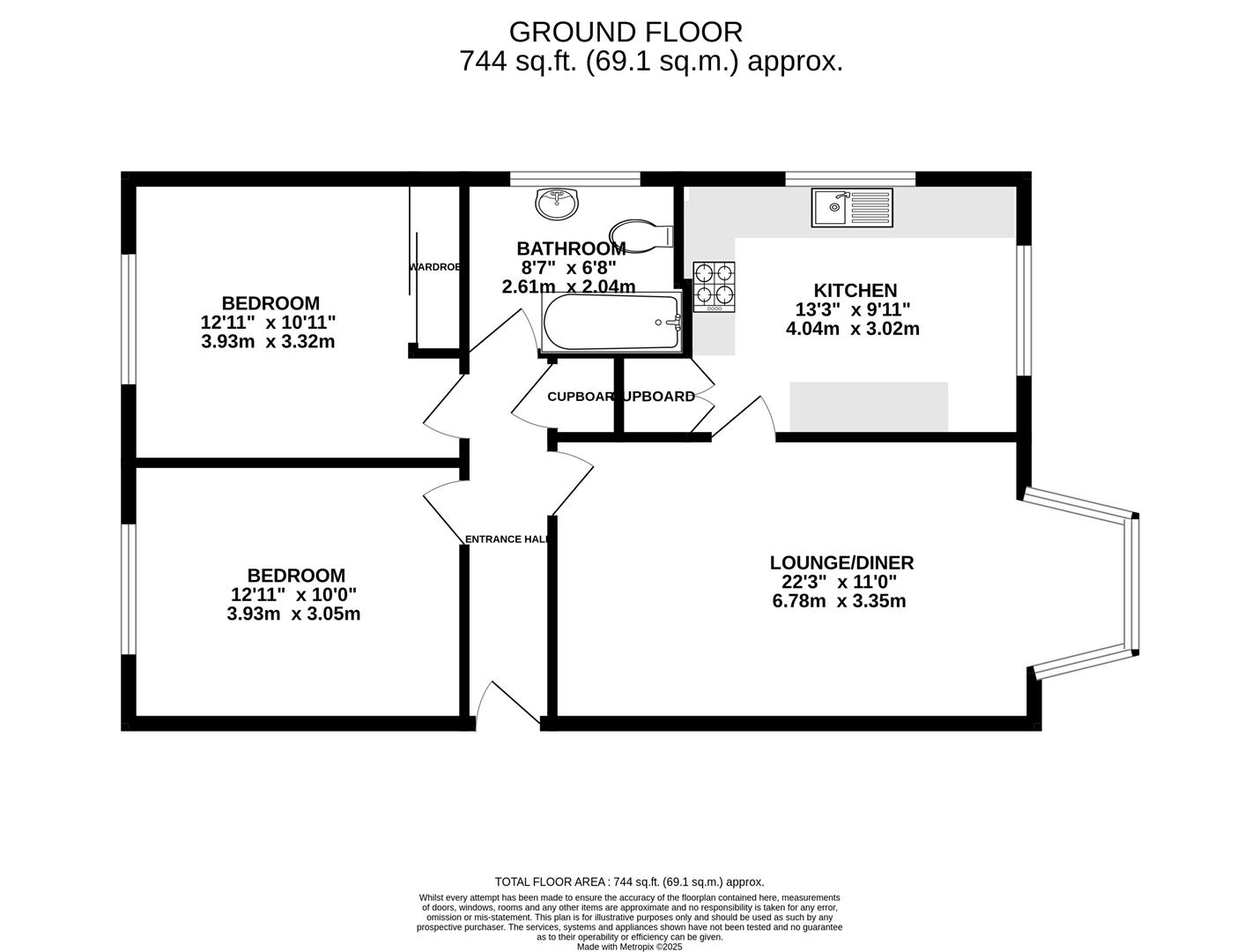 Floorplan for Craigmount, Radlett