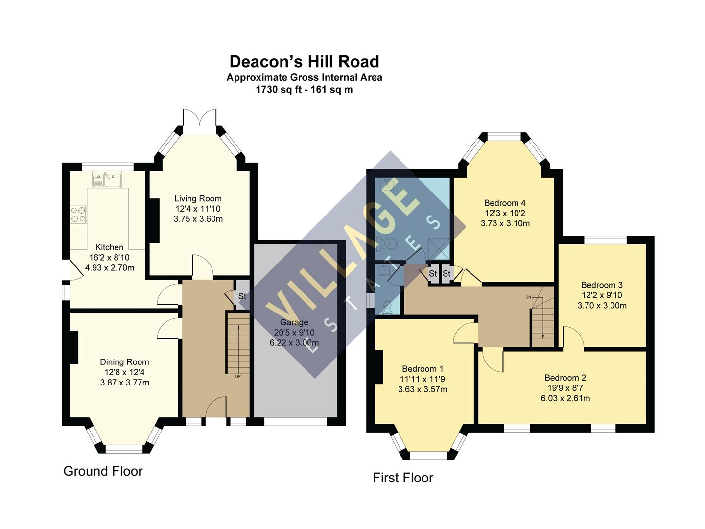 Floorplan for Deacons Hill Road, Elstree, Borehamwood
