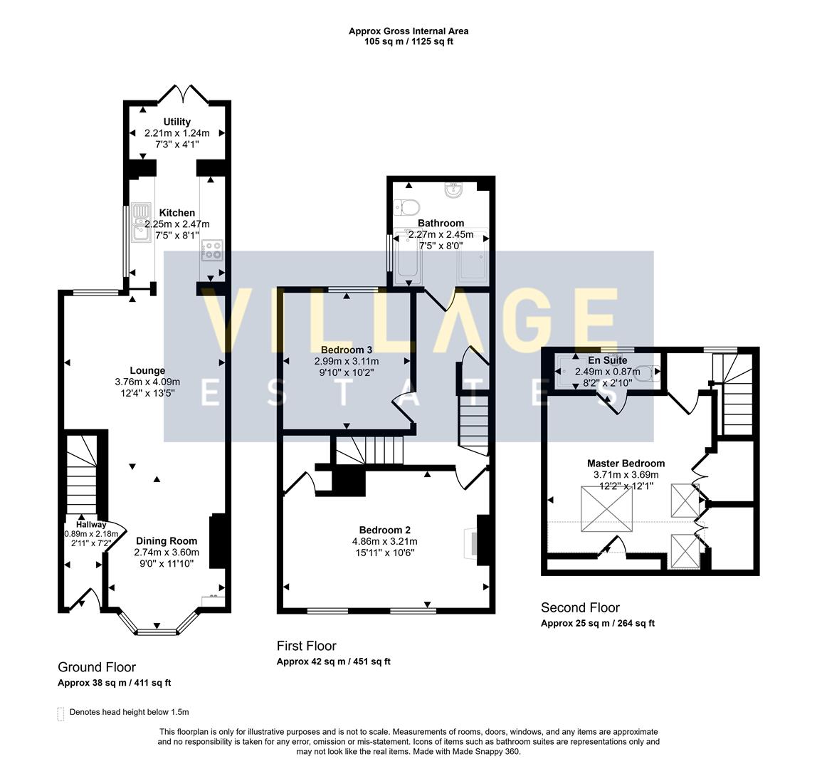 Floorplan for Malden Road, Borehamwood