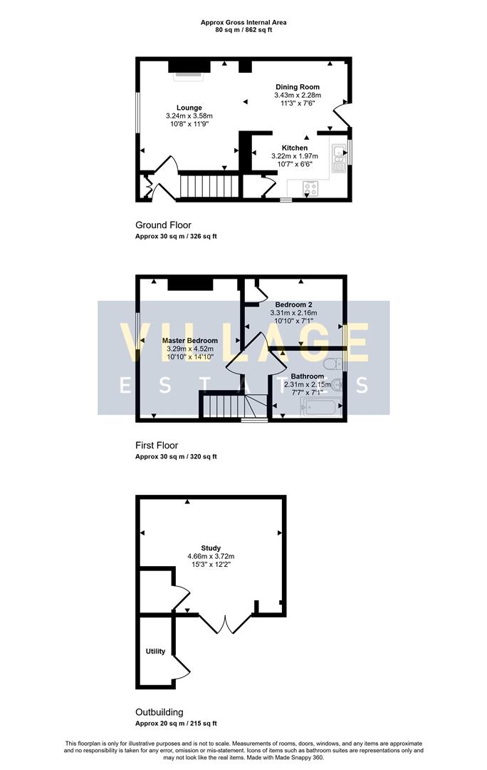 Floorplan for Watford Road, Elstree, Borehamwood