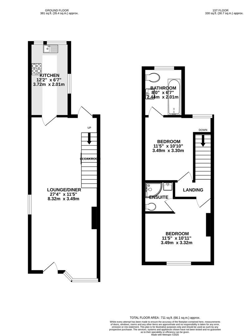 Floorplan for Station Road, Radlett