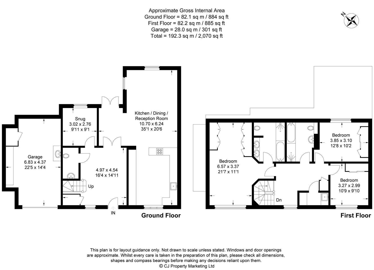 Floorplan for The Stables, Aldenham