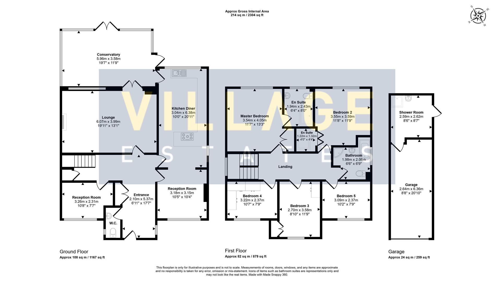 Floorplan for Deacons Hill Road, Elstree, Borehamwood