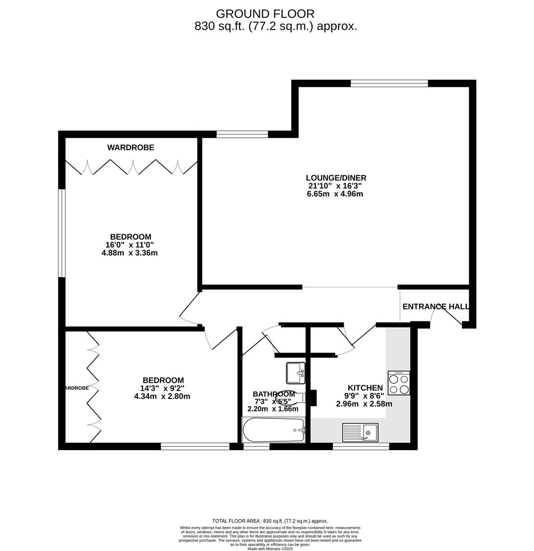 Floorplan for Boreham Holt, Elstree, Borehamwood