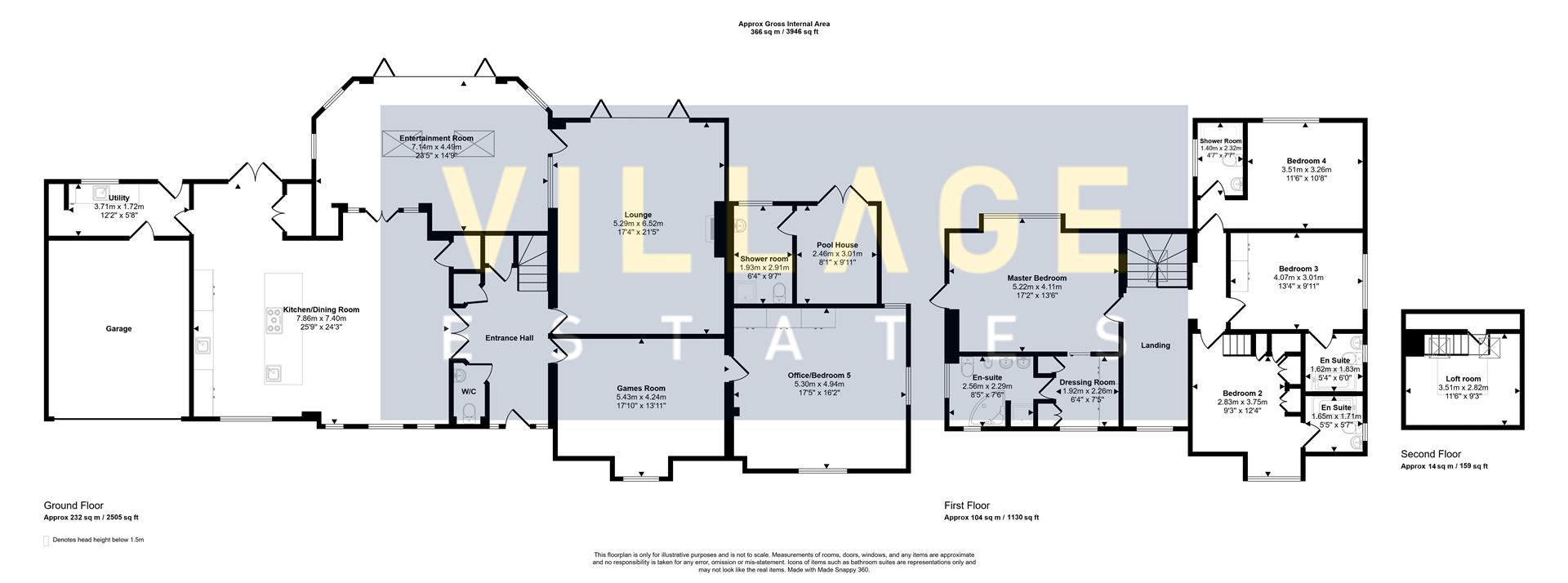 Floorplan for Warren Lane, Stanmore
