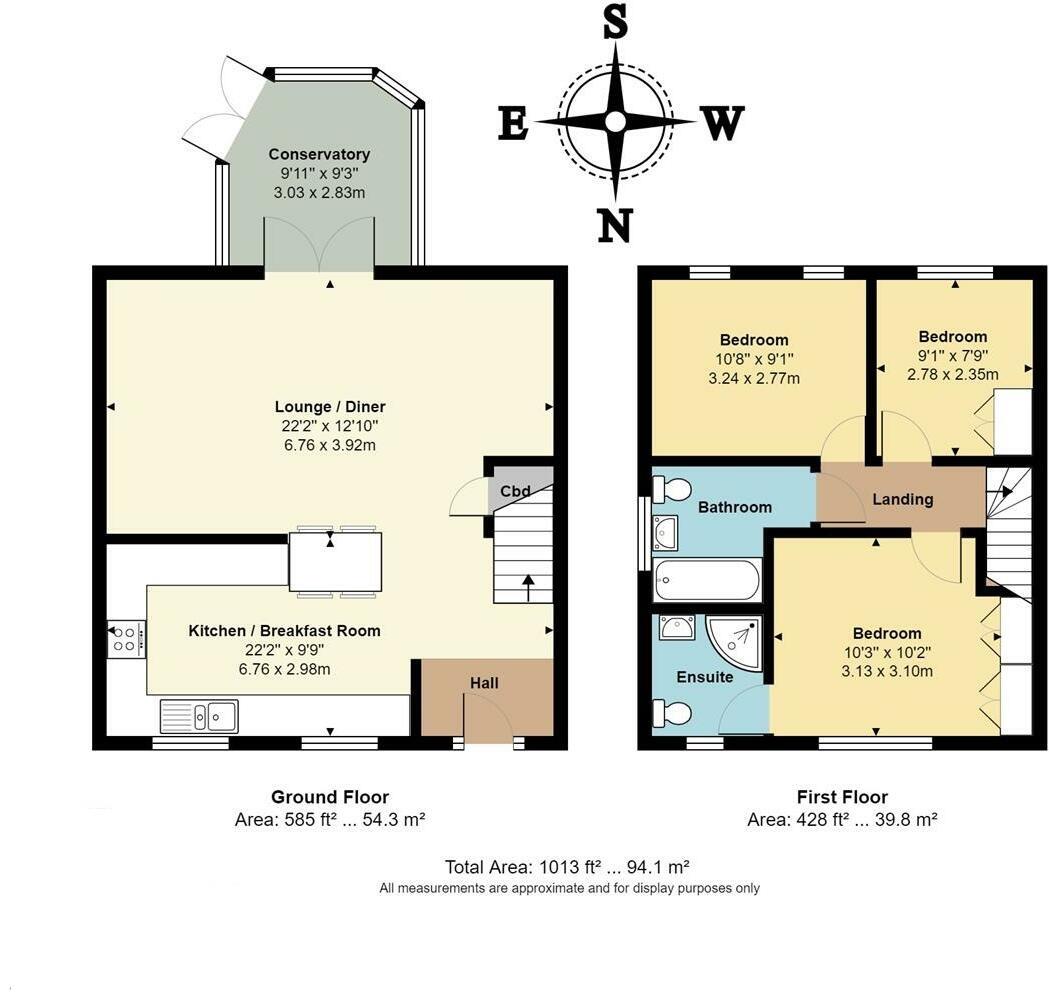 Floorplan for Wayside, Shenley, Radlett
