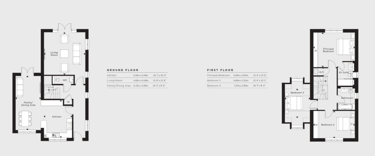 Floorplan for Borehamwood