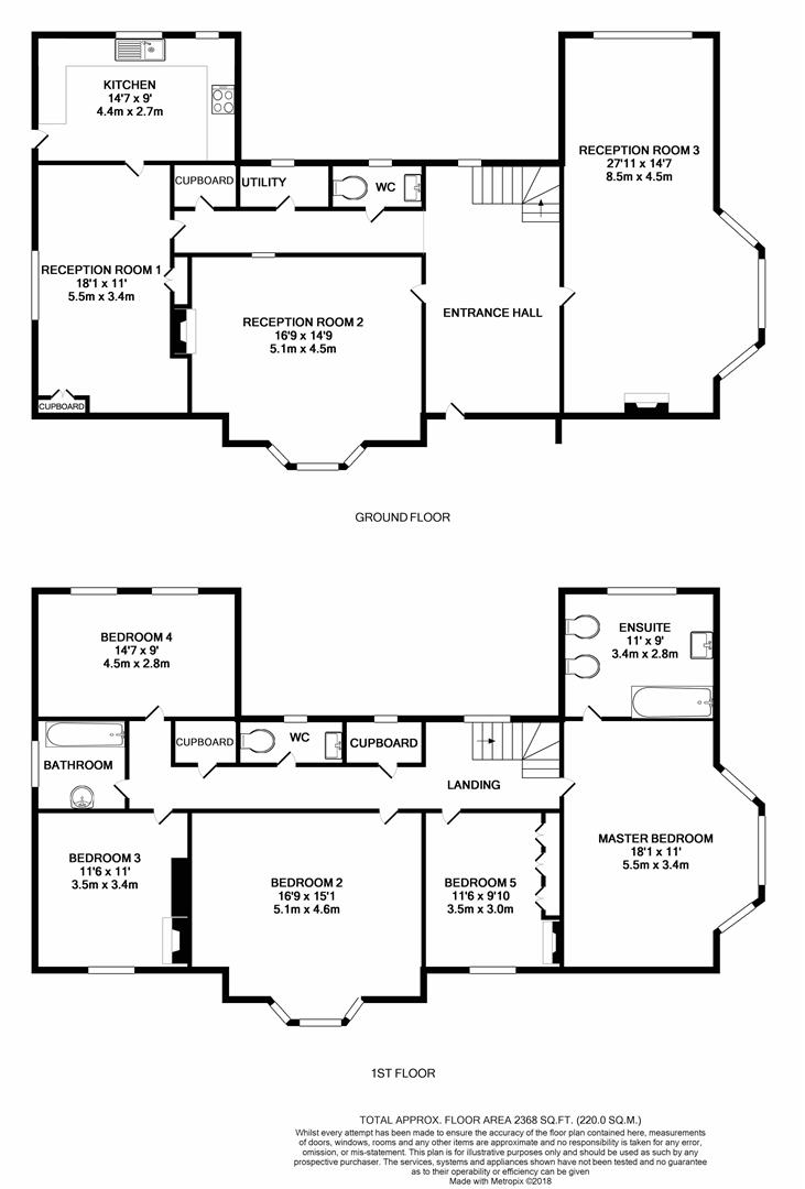 Floorplan for The Grove, Radlett