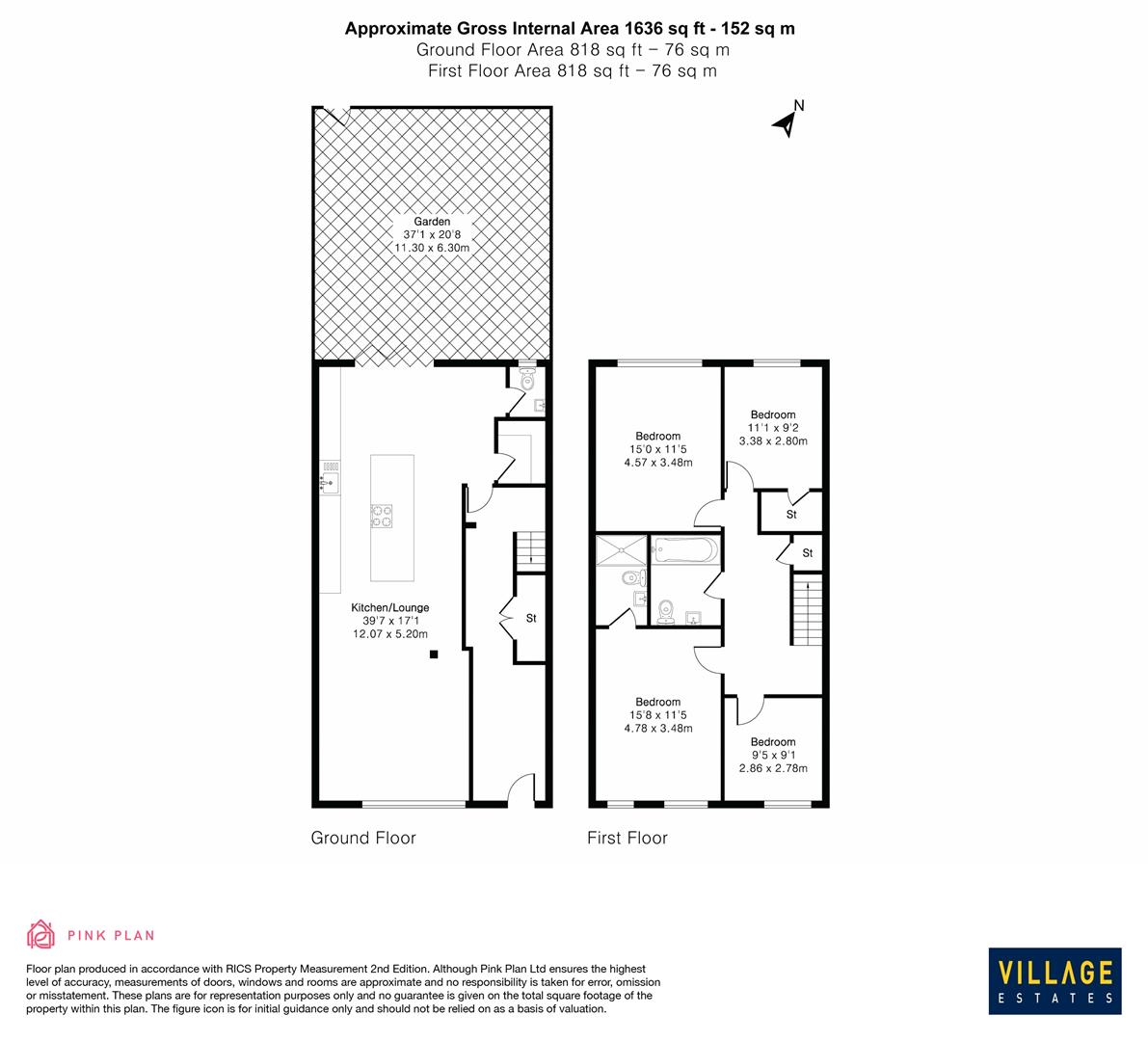 Floorplan for Station Road, Radlett
