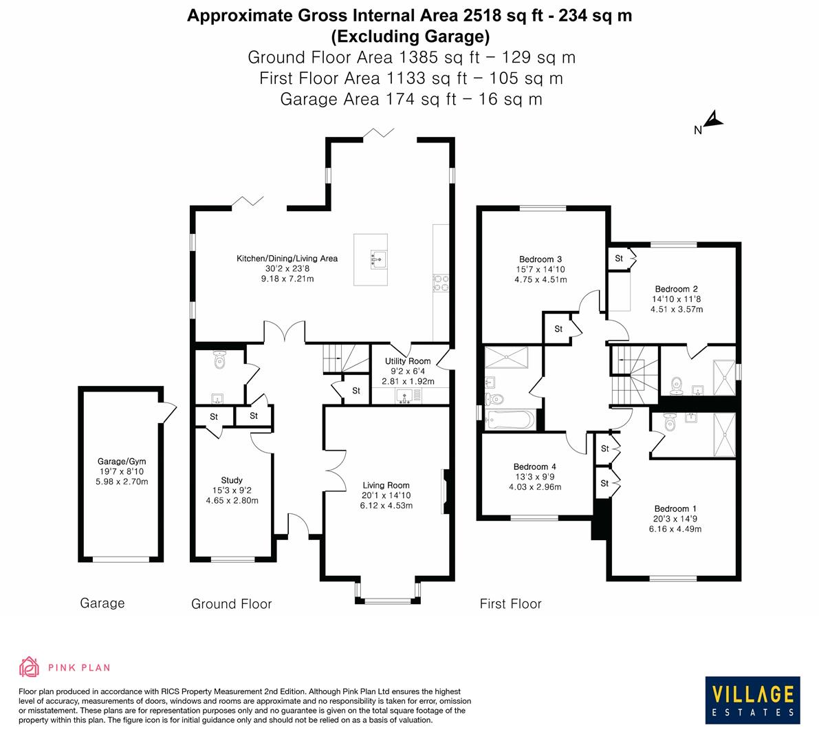Floorplan for Ridgehill Rise, Shenley