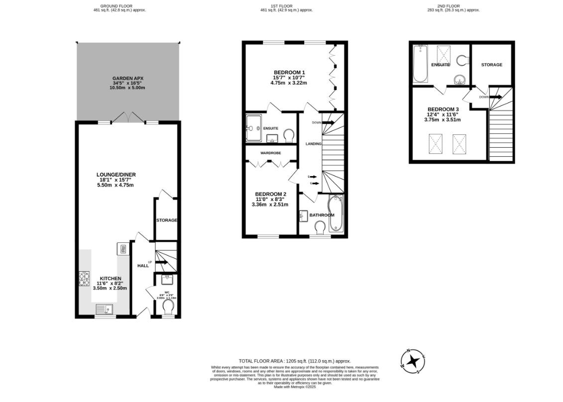 Floorplan for Battlers Green Drive, Radlett
