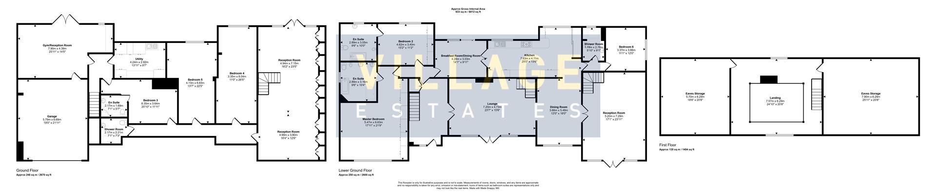 Floorplan for Barnet Lane, Elstree, Borehamwood