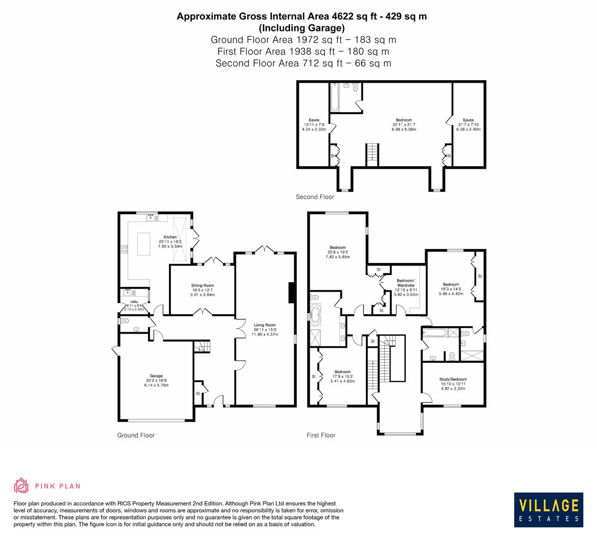 Floorplan for Holbrook Gardens, Aldenham